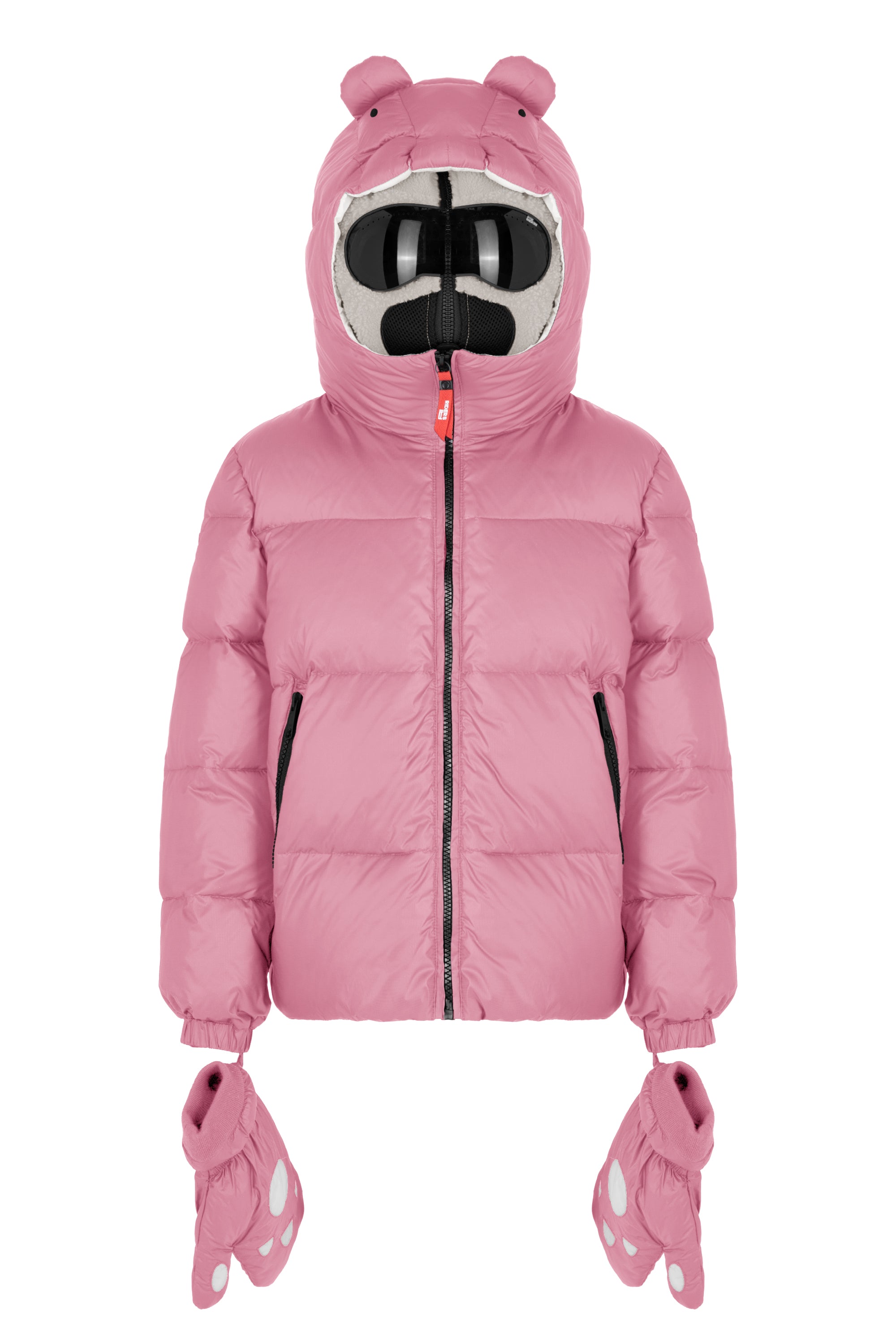 Boy's short jacket with bear hood | Ai Riders